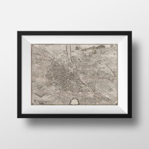 Plan Ancien Paris Turgot 1734