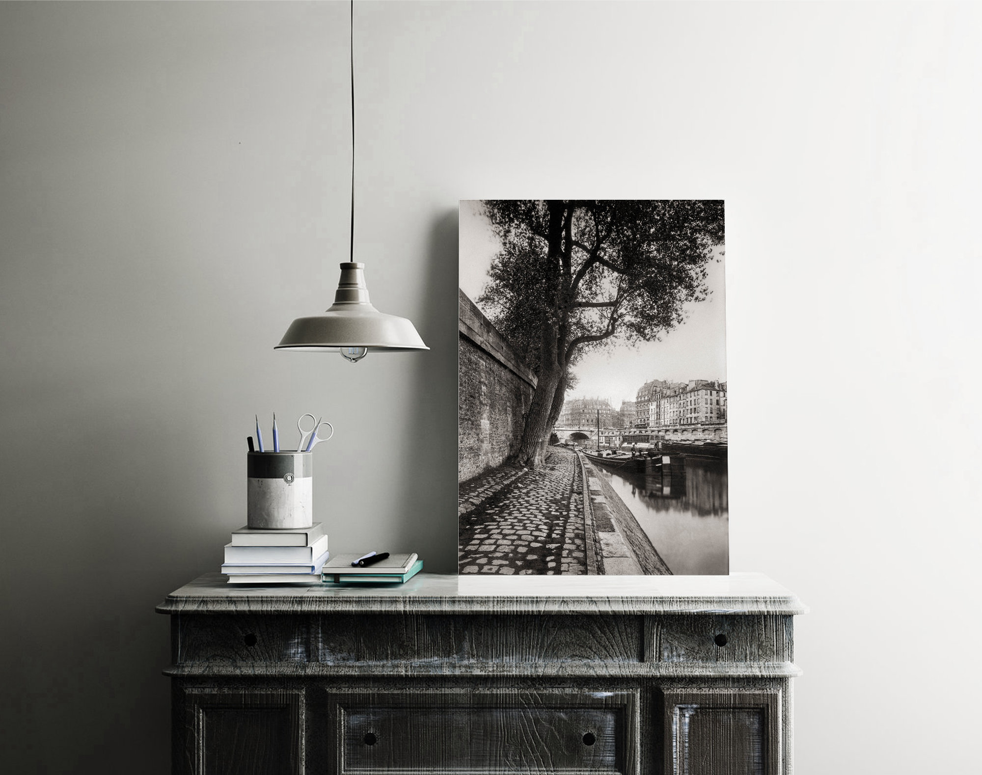 Photographie ancienne restaurée – Paris, quais de Seine (Atget) – Image 5
