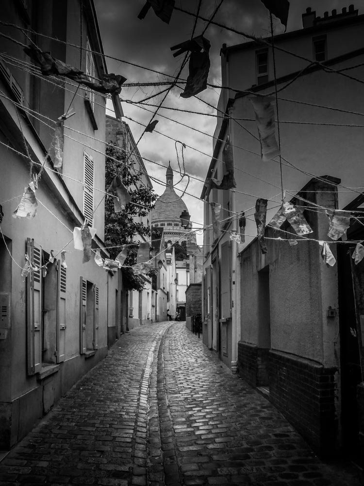 Tirage Photo de Paris Montmartre Noir et Blanc