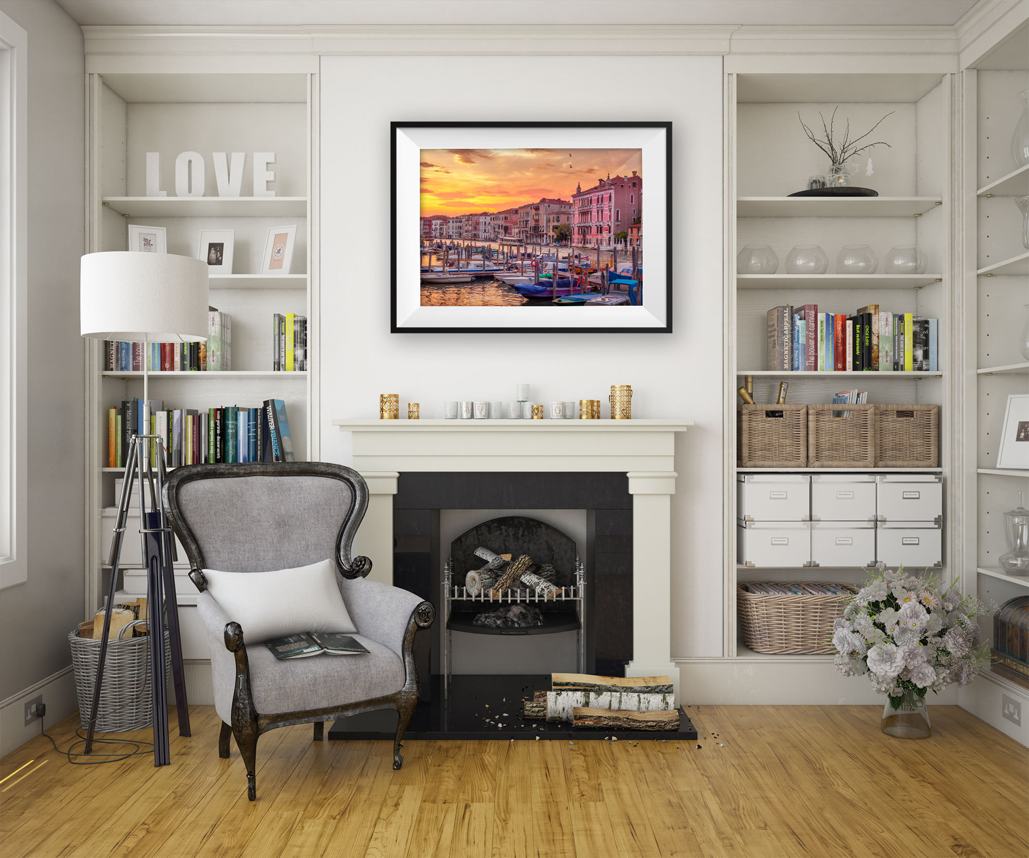 Tirage Photo Venise Canal Paysage