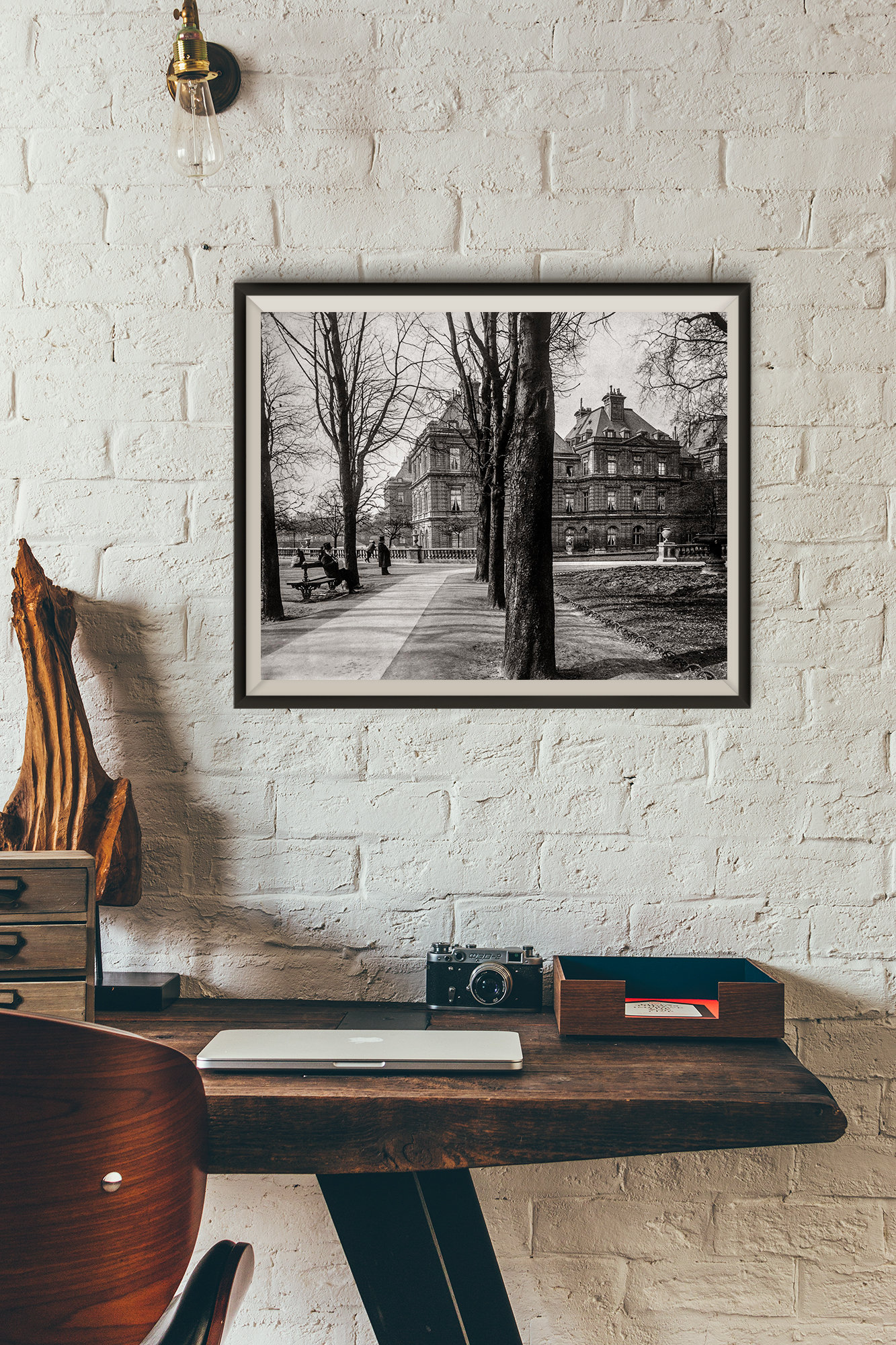 Photographie ancienne restaurée – Paris, jardin du Luxembourg (Atget) – Image 4