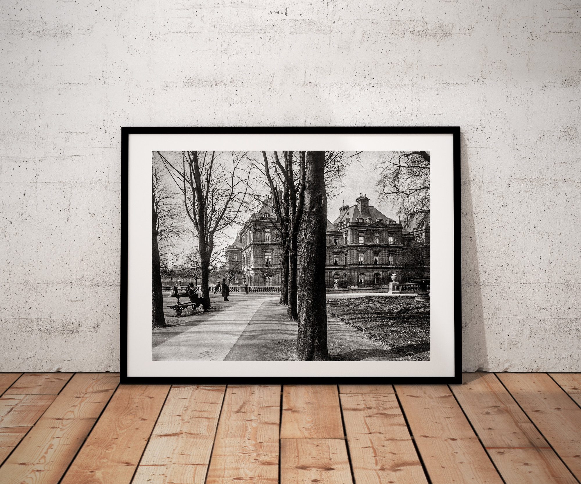 Photographie ancienne restaurée – Paris, jardin du Luxembourg (Atget) – Image 2