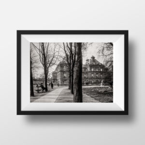 Photographie ancienne restaurée – Paris, jardin du Luxembourg (Atget)