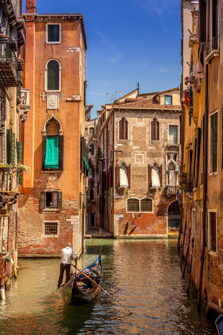 Tirage Photo Couleur Venise – Image Gondolier