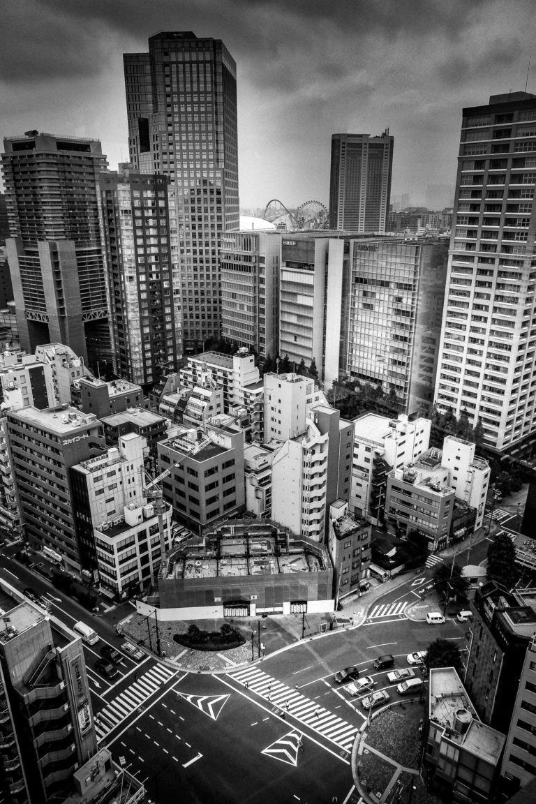 Photo Noir et Blanc Tokyo Japon Photographie