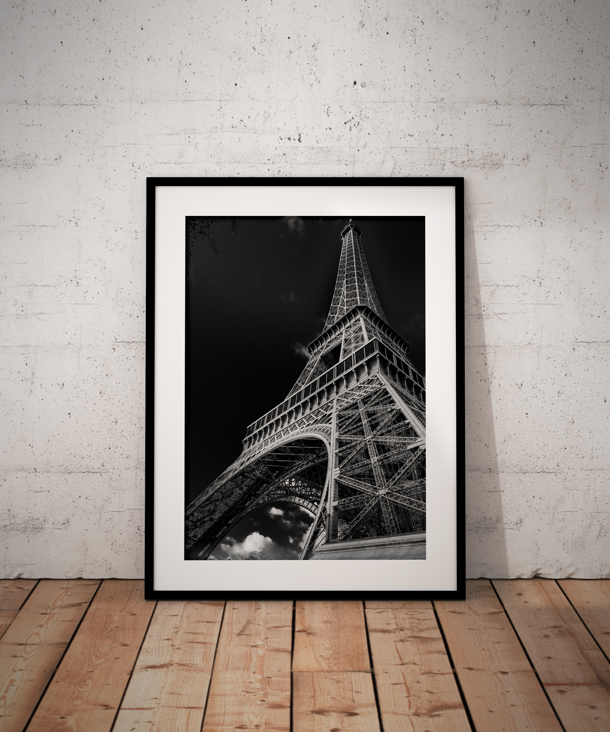 Photo Paris Tour Eiffel en Noir et Blanc