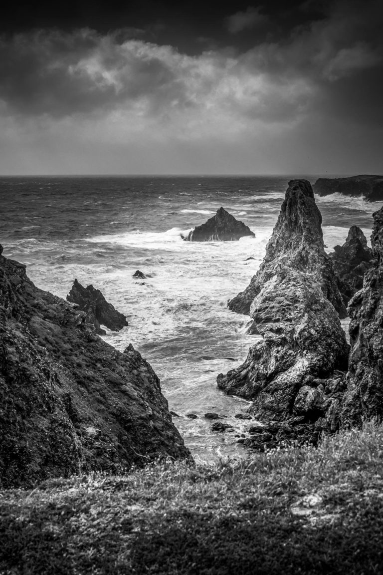 Photo Belle Ile en Mer Port Coton en Noir et Blanc