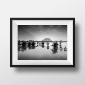 Photo Noir et blanc Inde Tamil Nadu Mousson Inondations