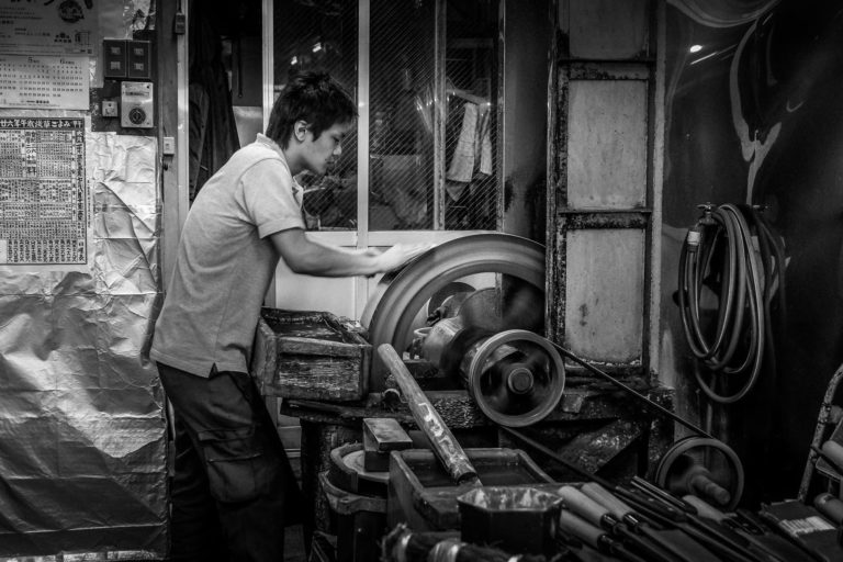 Japon Photographie Scène de Rue Marché aux Poissons Tsukiji