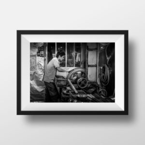 Japon Photographie Scène de Rue Marché aux Poissons Tsukiji