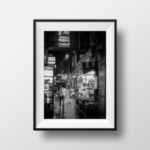 Tirage Photo Noir et Blanc Tokyo Japon