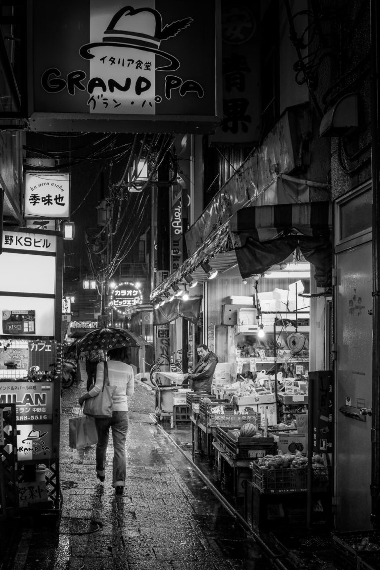 Tirage Photo Noir et Blanc Tokyo Japon