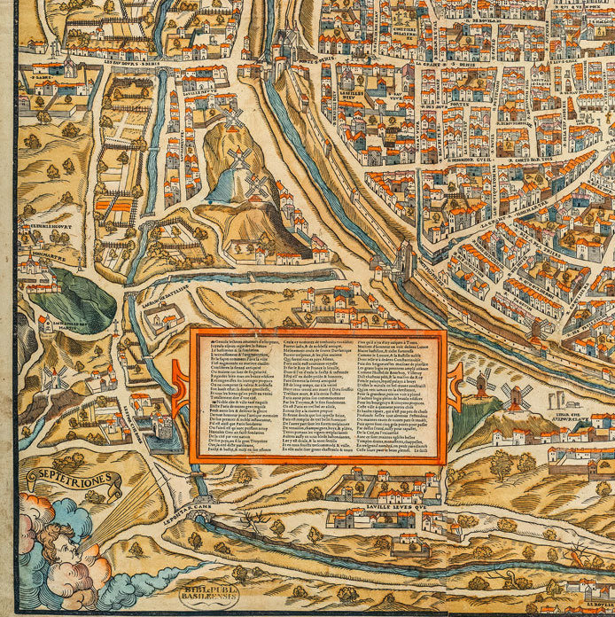 Reproduction Plan Ancien Paris Truschet et Hoyau 1553 – Image 7