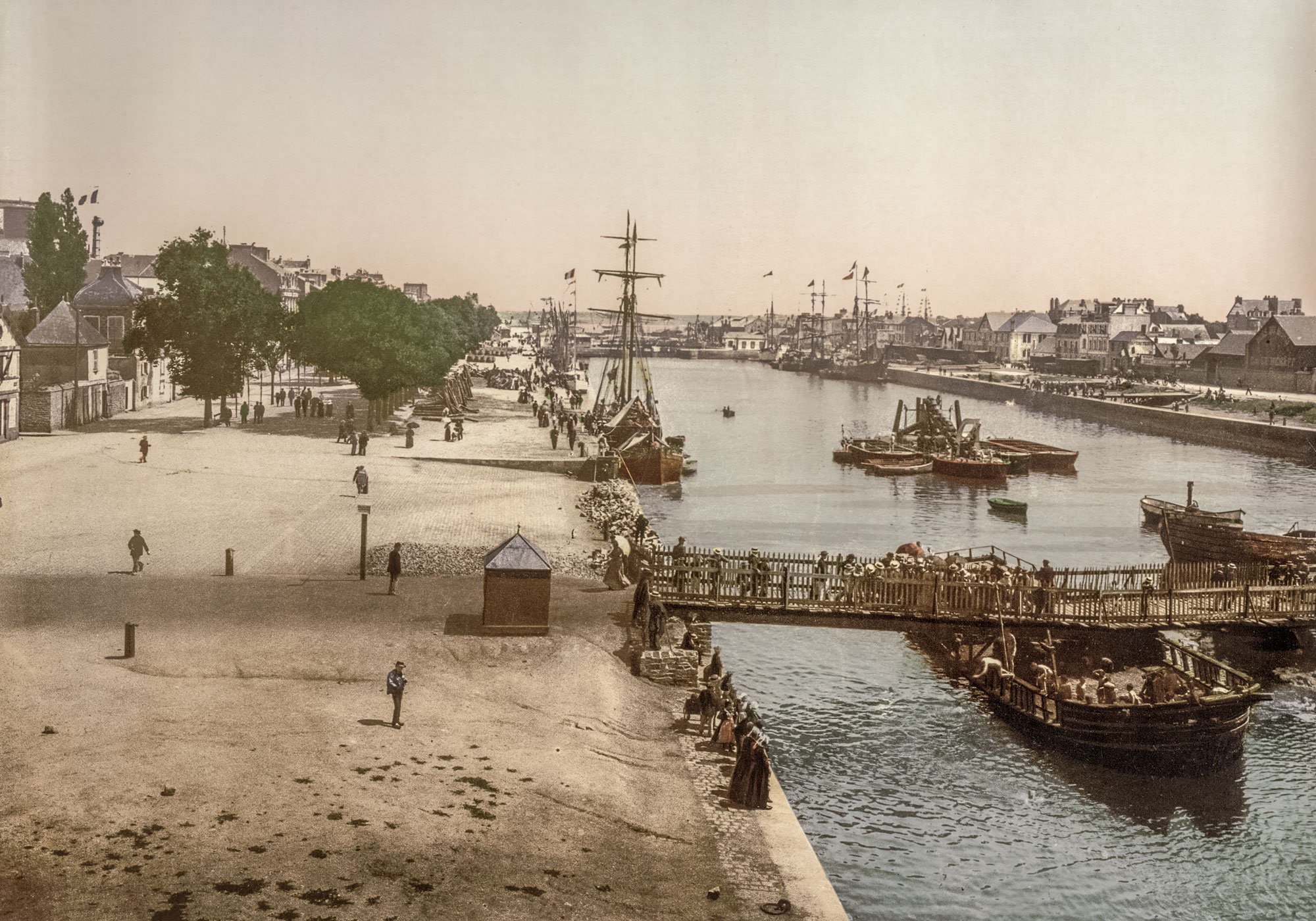 Photo Ancienne Bretagne Lorient - Le Port de Commerce Poster Vintage Affiche Photographie Rétro Morbiha Souvenir Décoration Murale France – Image 5