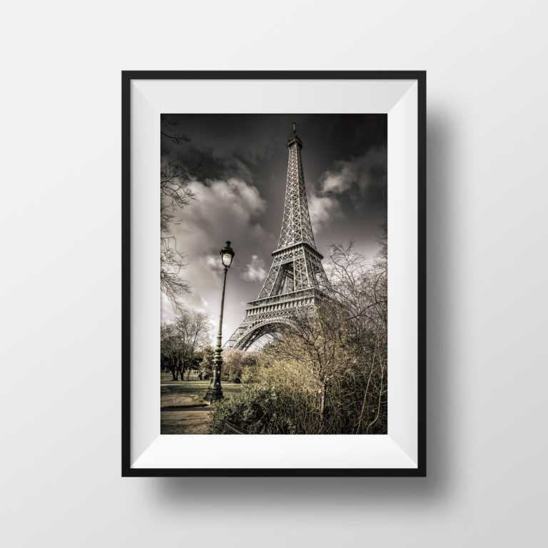 Tirage Photo Paris Couleur – de France Affiche Poster Paysage urbain Décoration Murale – Paris