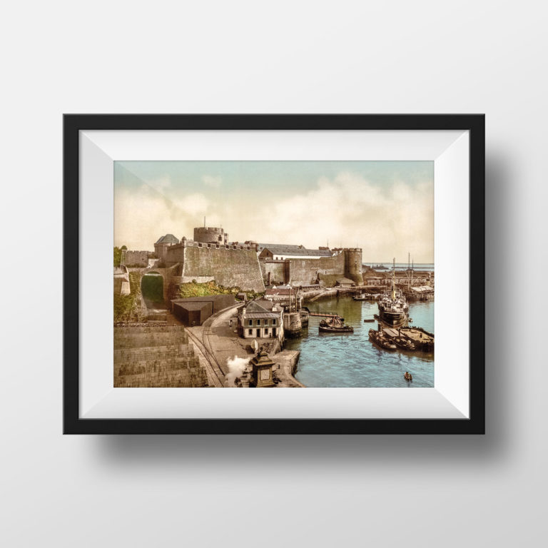 Photographie ancienne restaurée – Brest, château