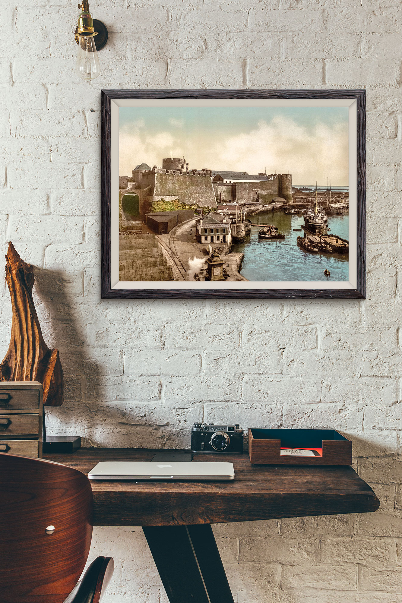 Photographie ancienne restaurée – Brest, château – Image 5