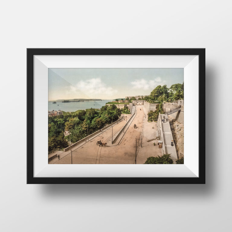 Photographie ancienne restaurée – Brest, rade