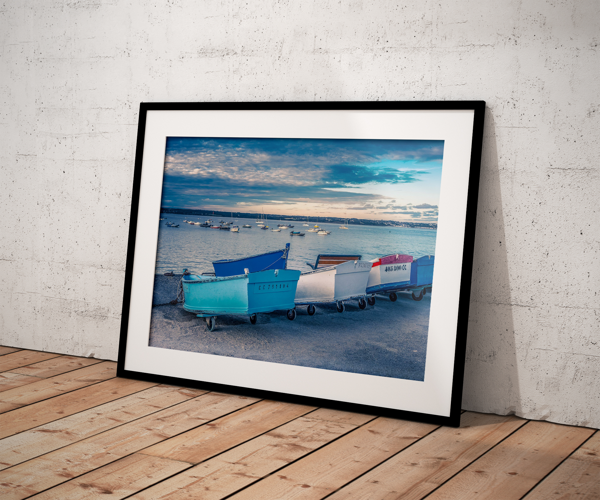 Photo Bretagne Cale Bateaux