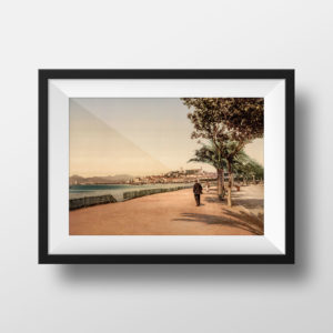 Photo ancienne cannes la croisette en 1900