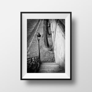 Tirage Photo Paris Noir et Blanc Les Quais