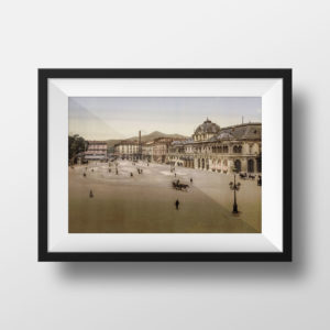 Photo ancienne nice place massena 1900