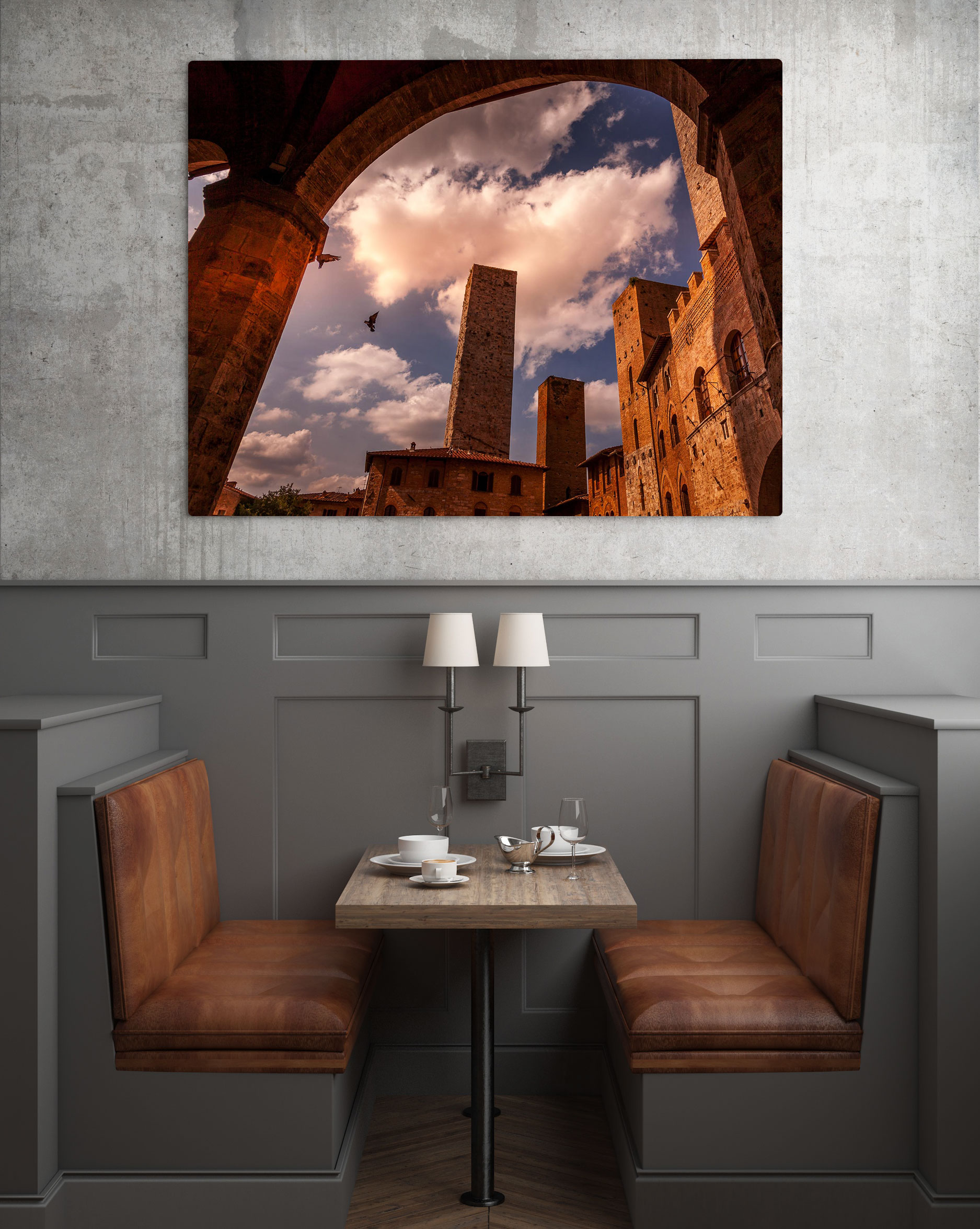 Tirage Photo Couleur – Couleur San Gimignano Toscane – Image 4