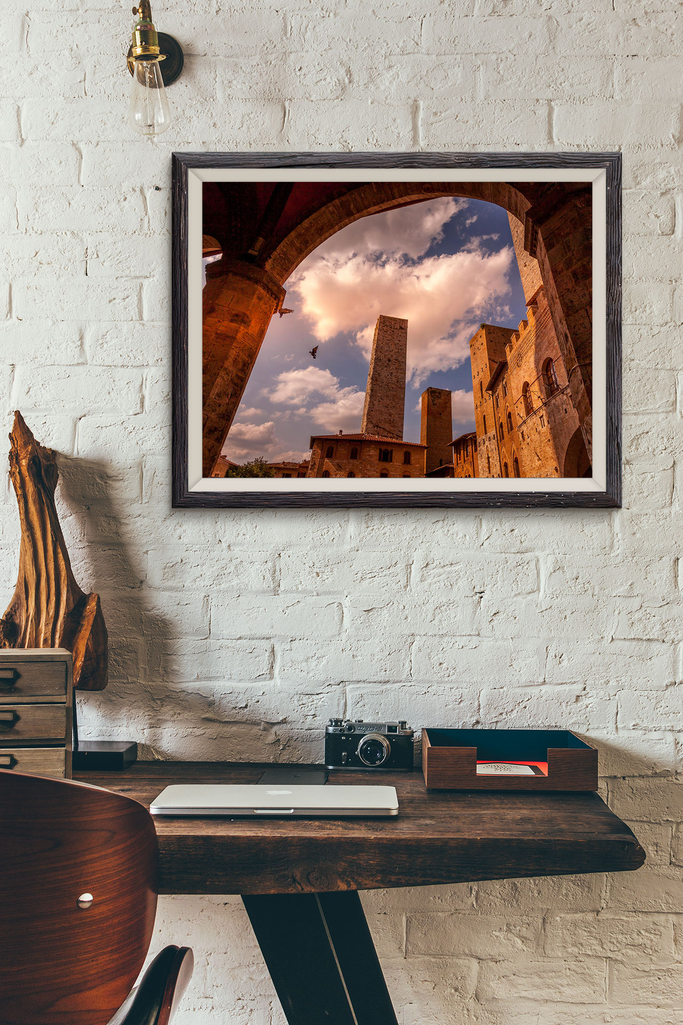 Tirage Photo Couleur – Couleur San Gimignano Toscane – Image 2