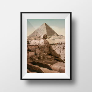 Photo Ancienne Pyramide Sphinx Egypte