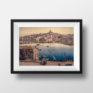 Photo Ancienne Marseille Le vieux Port