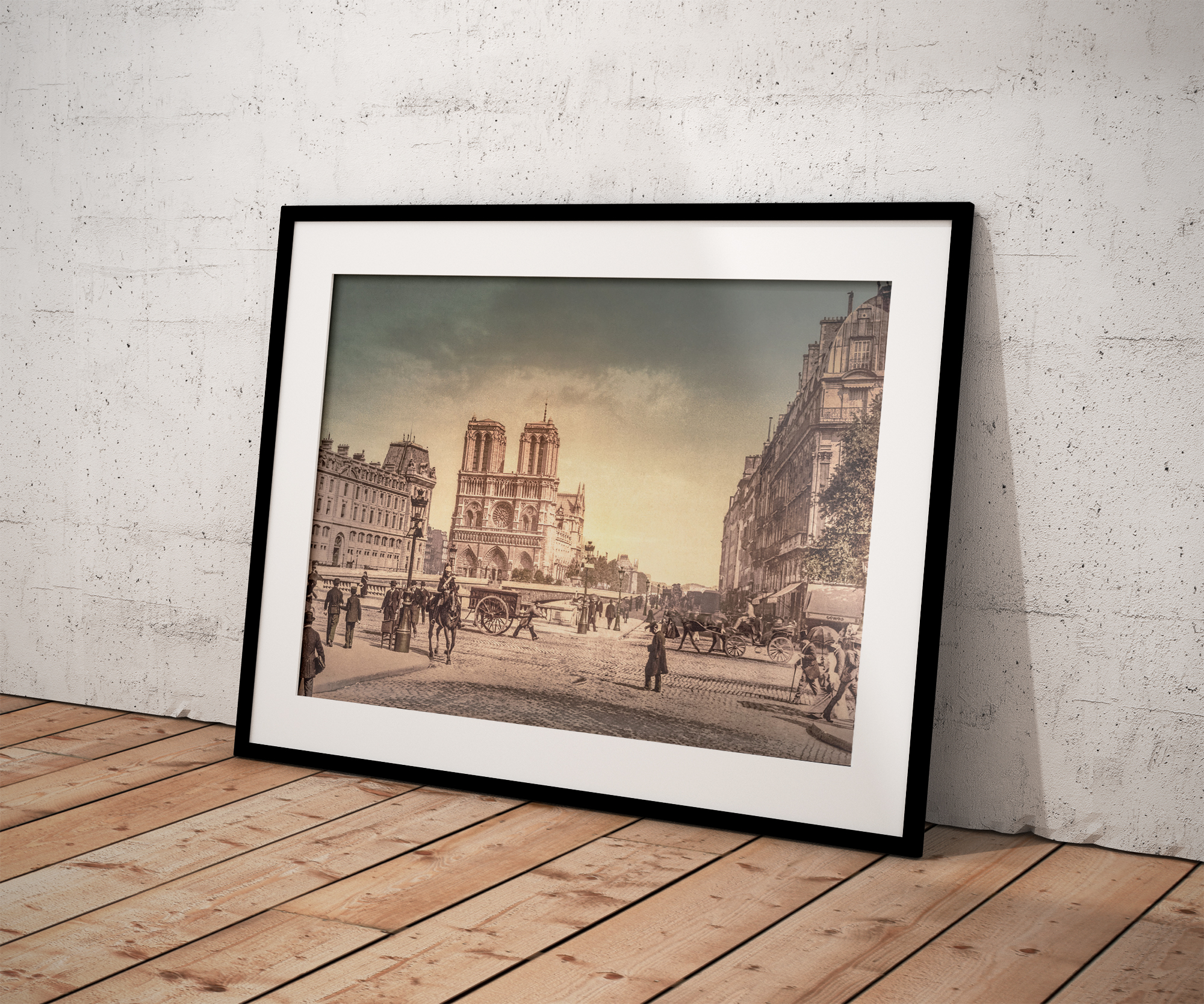 Photo Ancienne Paris Notre Dame
