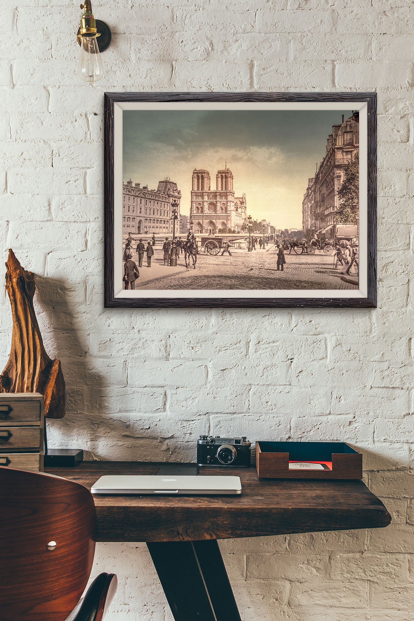Photo Ancienne Paris Notre Dame
