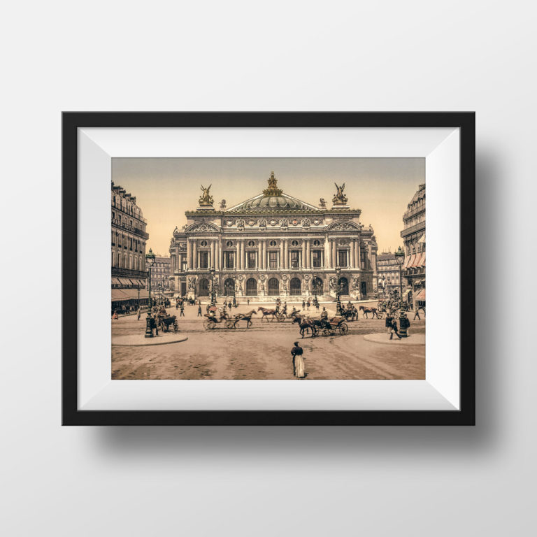 Photo Ancienne Paris Opéra Garnier 1900