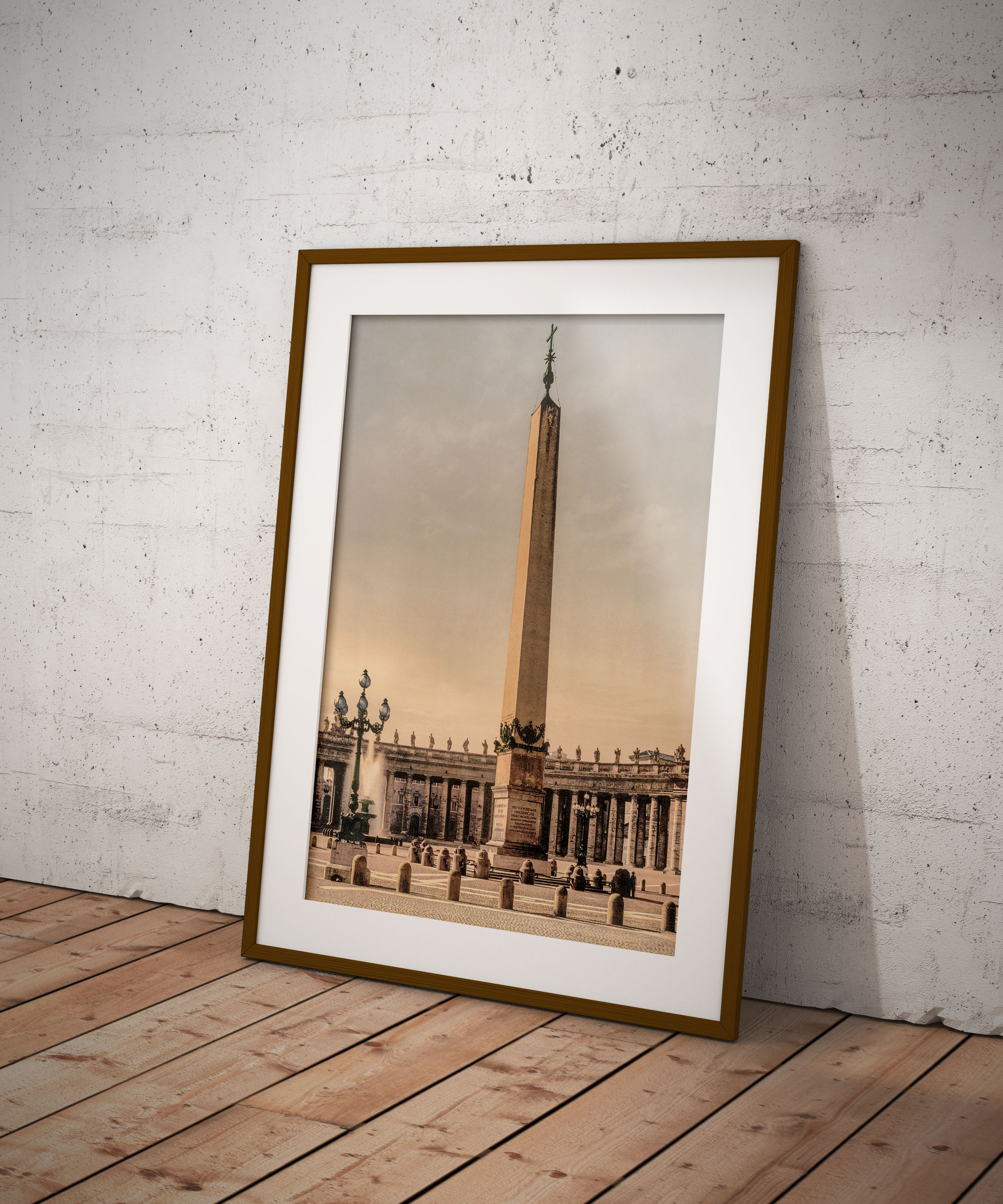Photo ancienne Rome Vatican Place Saint-Pierre