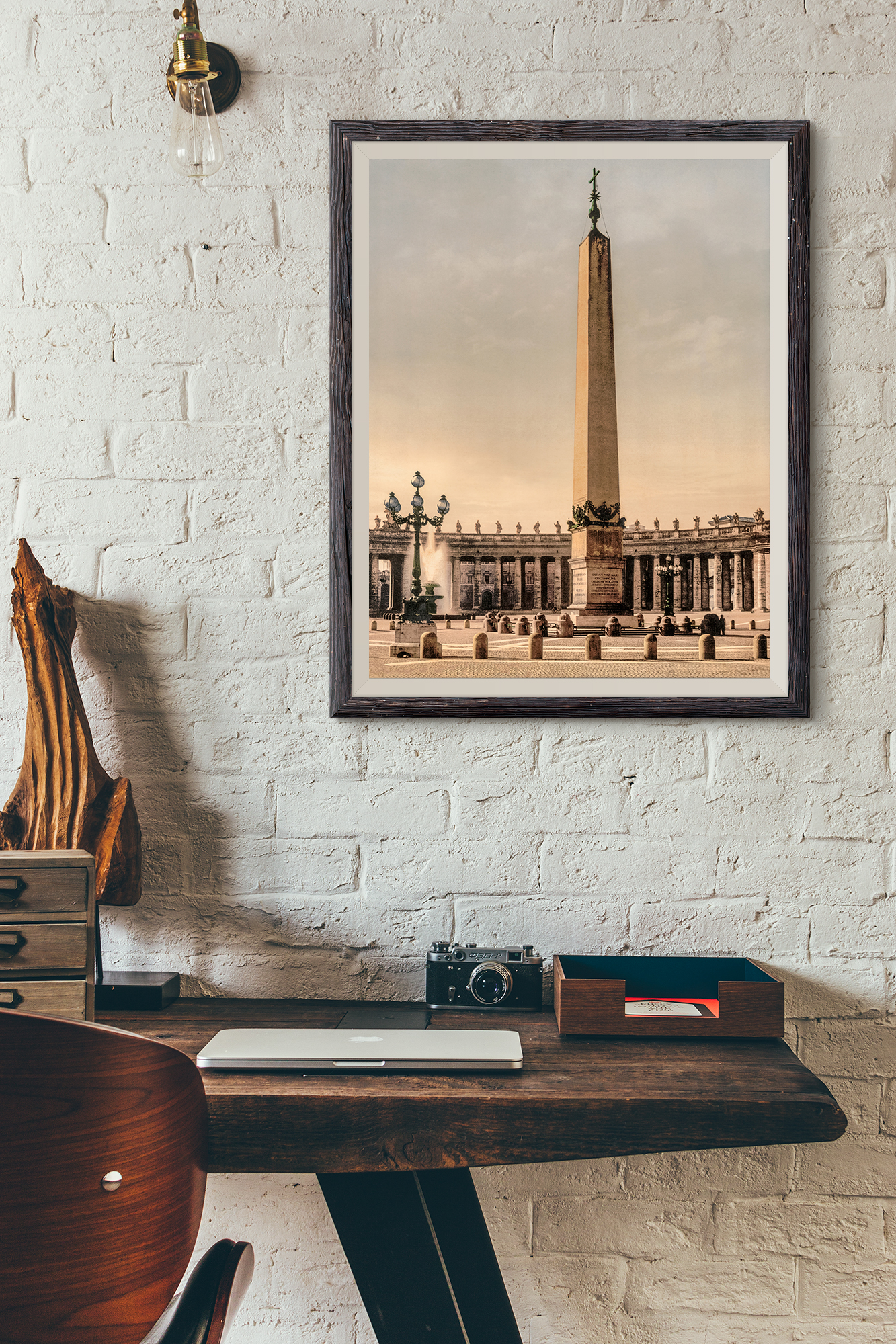 Photo ancienne Rome Vatican Place Saint-Pierre