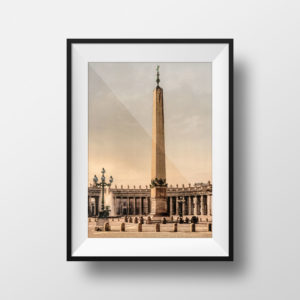Photo ancienne Rome Vatican Place Saint-Pierre