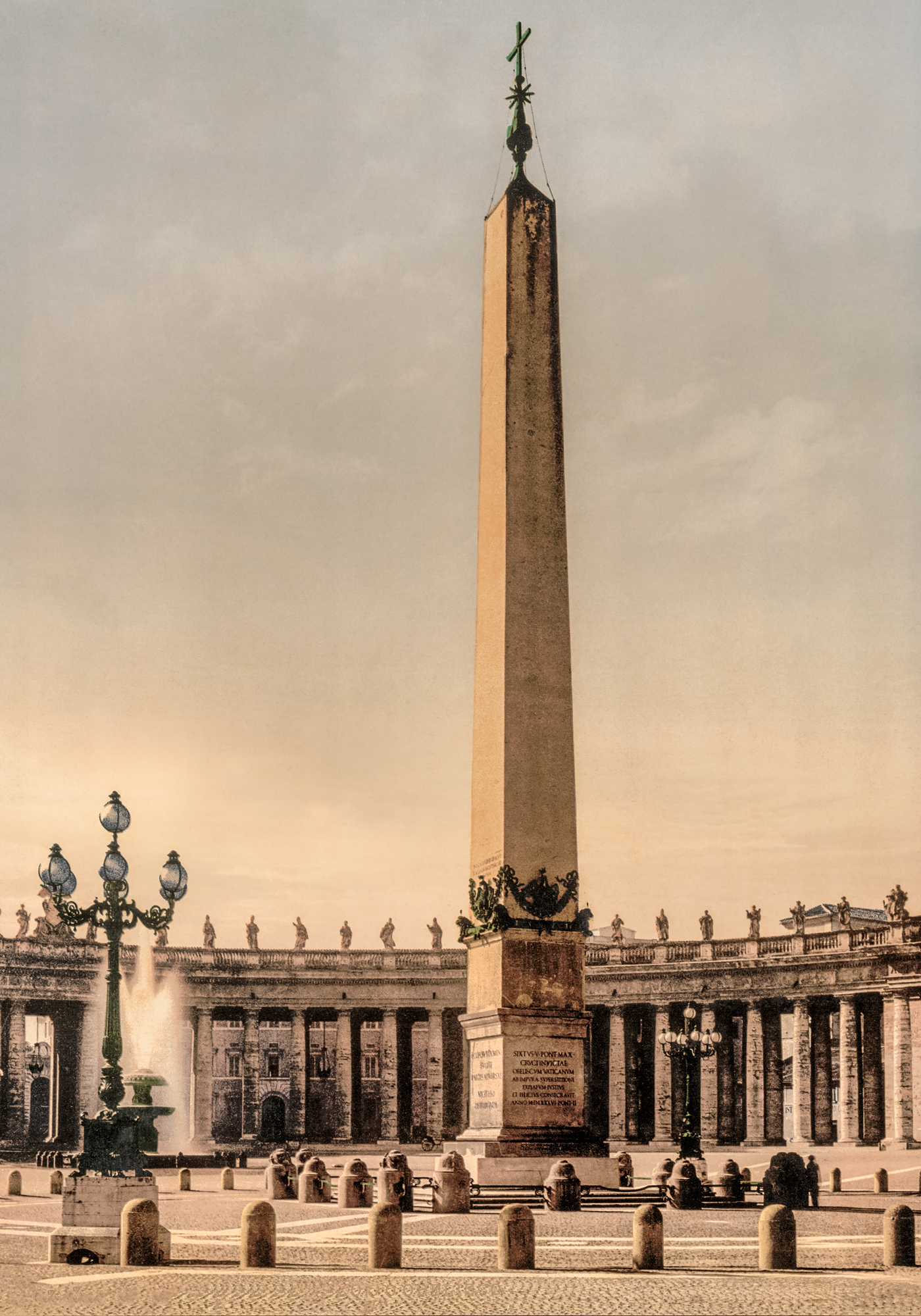 Photo ancienne Rome Vatican Place Saint-Pierre