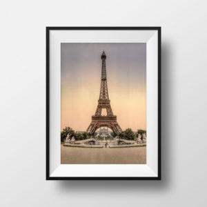 Photo ancienne Tour Eiffel 1900