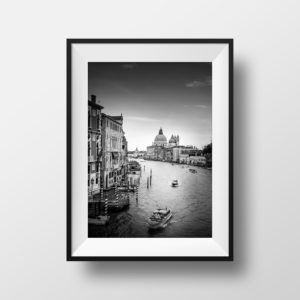 Photo Noir et Blanc Canal Venise