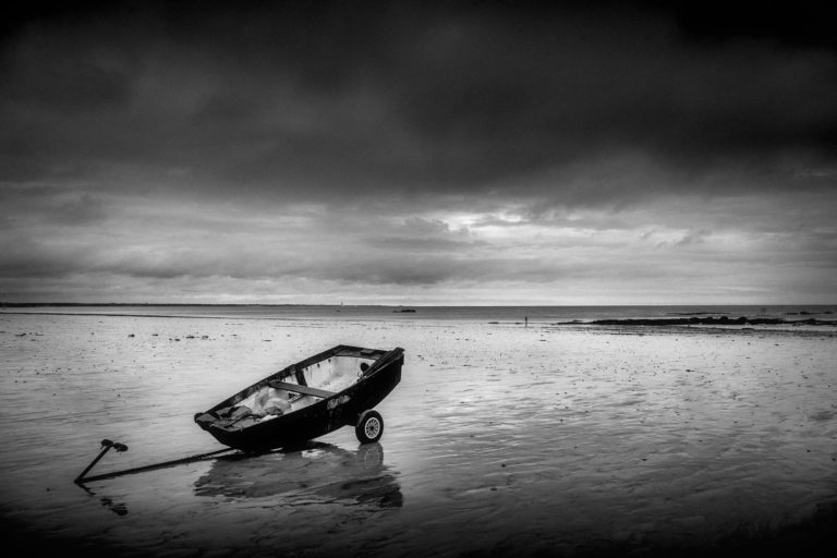 Photo Noir et Blanc Bretagne Plage