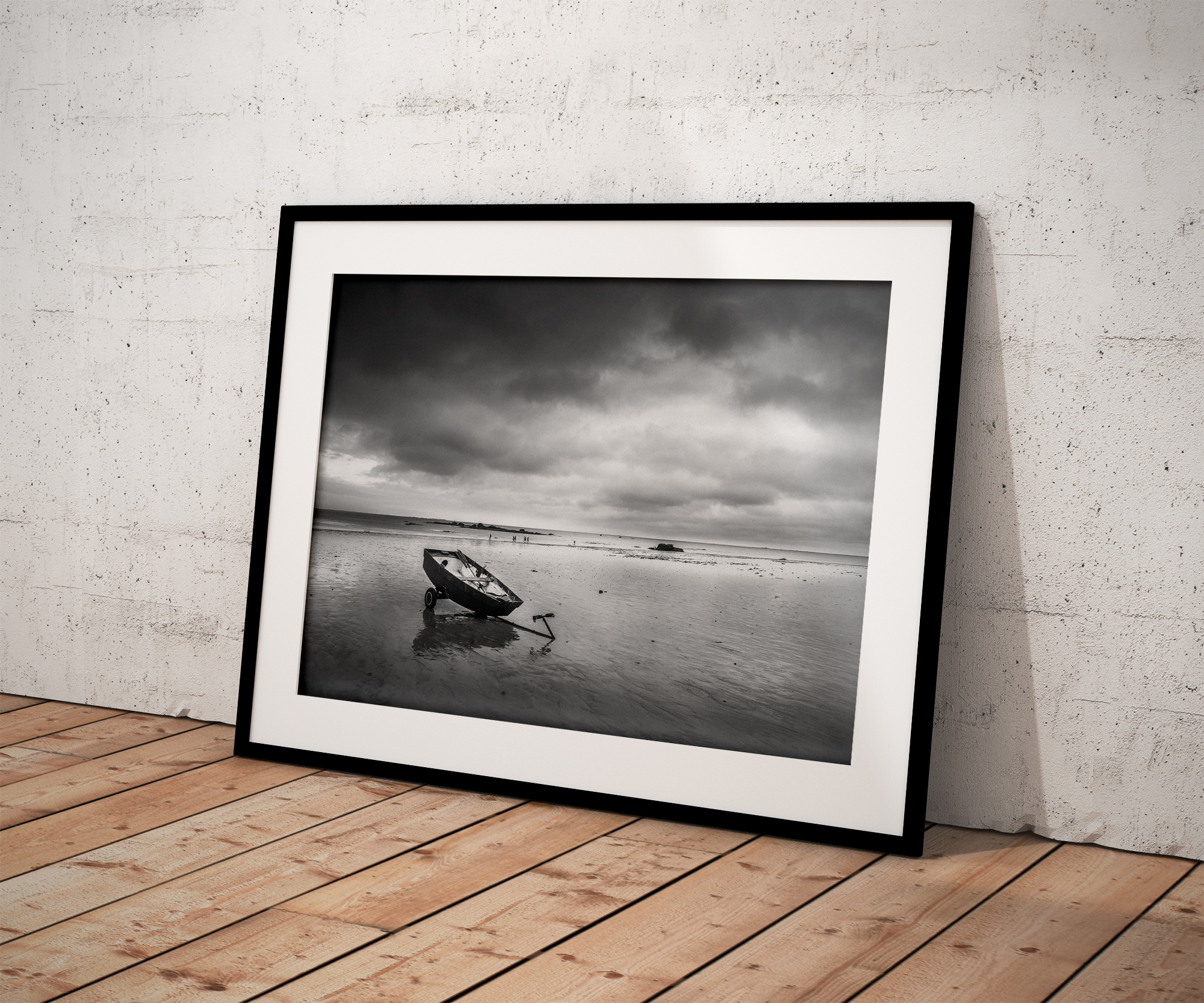 Photo Noir et Blanc Bretagne Plage