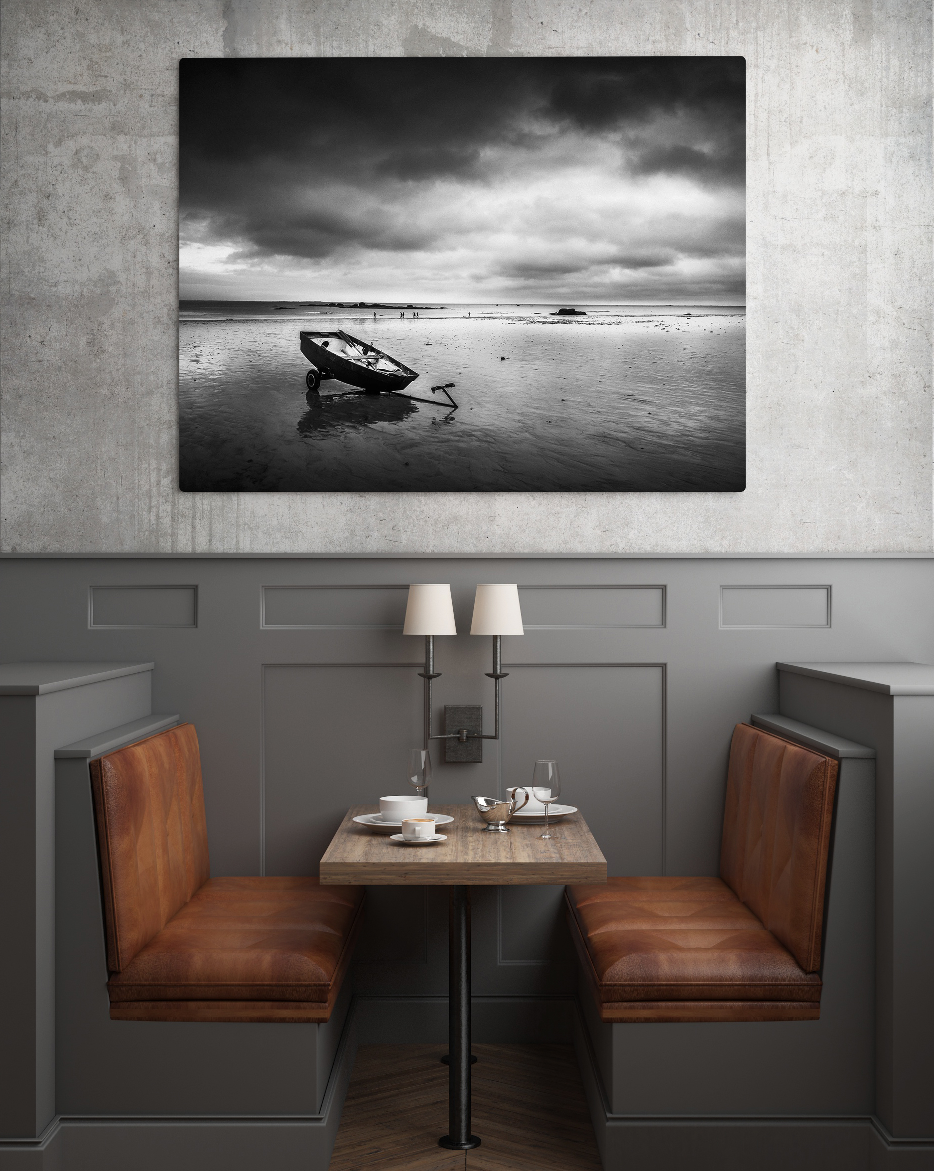 Photo Noir et Blanc Bretagne Plage
