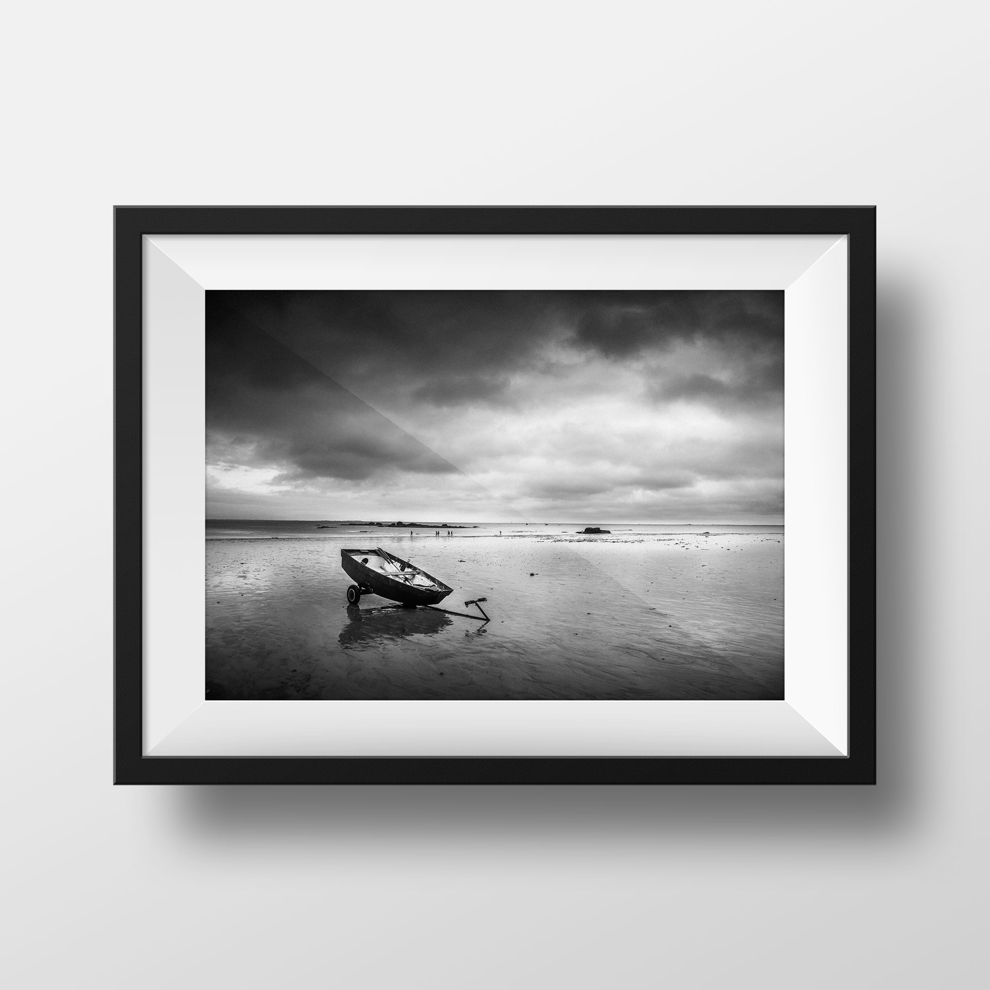 Photo Noir et Blanc Bretagne Plage