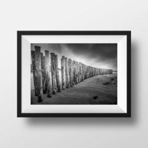 Photo Noir et Blanc Bretagne Kerambigorn Plage