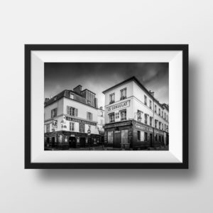 Tirage Photo de Paris Montmartre – Vieux Paris Restaurant Le Consulat