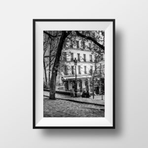 Photo Paris Montmartre Place Emile Goudeau