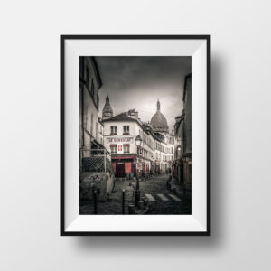 Tirage Photo Paris Montmartre Rue Norvins