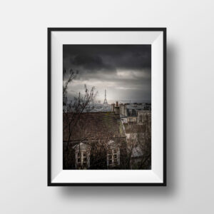 Les Toits de Montmartre et La Tour Eiffel