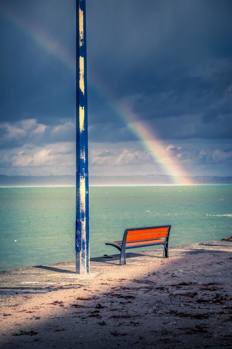 Photo Bretagne Beg Meil La Cale Arc en Ciel