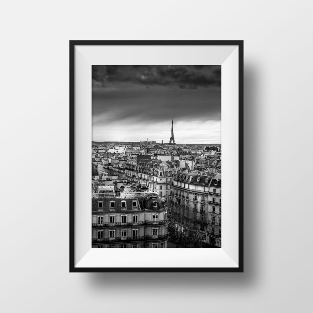 Photo Paris La Tour Eiffel et les Toits